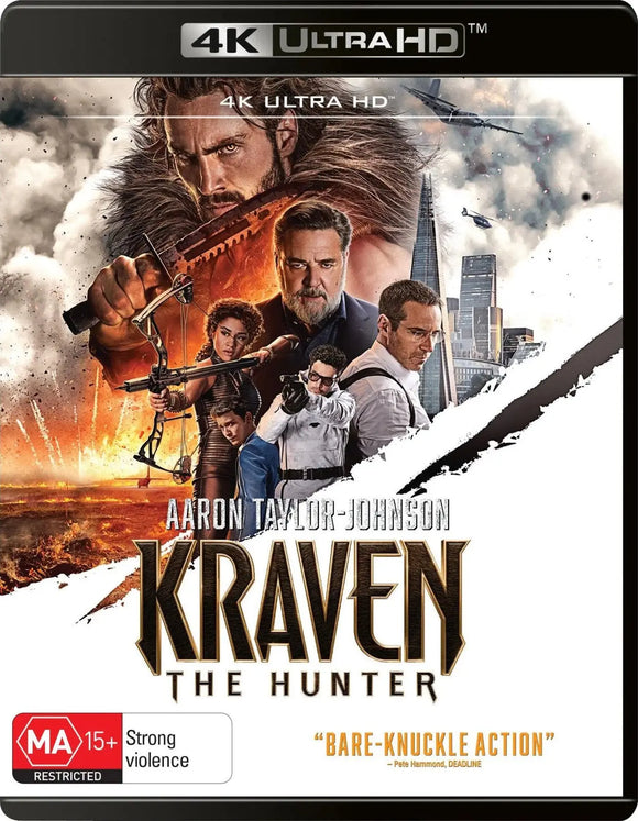Kraven The Hunter (4K-UHD)New & Sealed - Region Free - All Elite DVDs