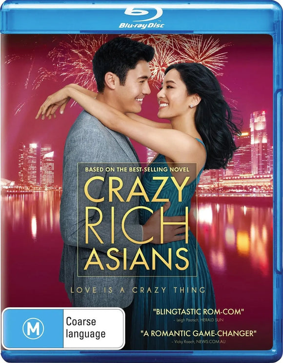 Crazy Rich Asians (Blu-Ray) New & Sealed - Region B - All Elite DVDs