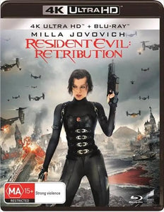 Resident Evil: Retribution (4K-UHD/Blu-Ray)New & Sealed - Region Free - All Elite DVDs