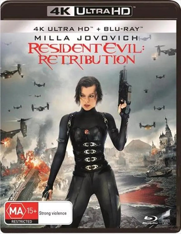 Resident Evil: Retribution (4K-UHD/Blu-Ray)New & Sealed - Region Free - All Elite DVDs