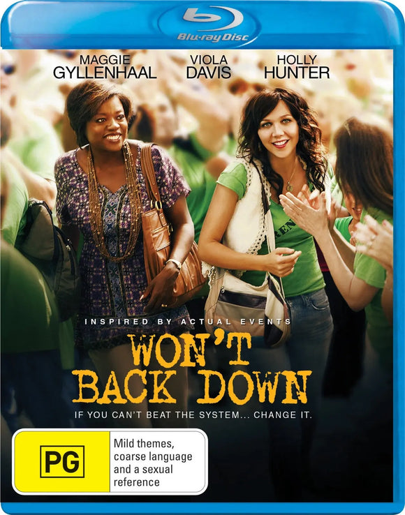Won’t Back Down (Blu-Ray) New & Sealed - Region B - All Elite DVDs
