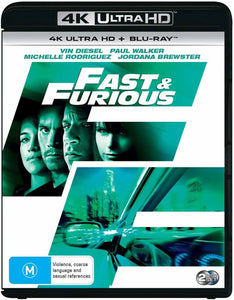 Fast & Furious 4(4K-UHD/Blu-Ray)New & Sealed - Region Free - All Elite DVDs