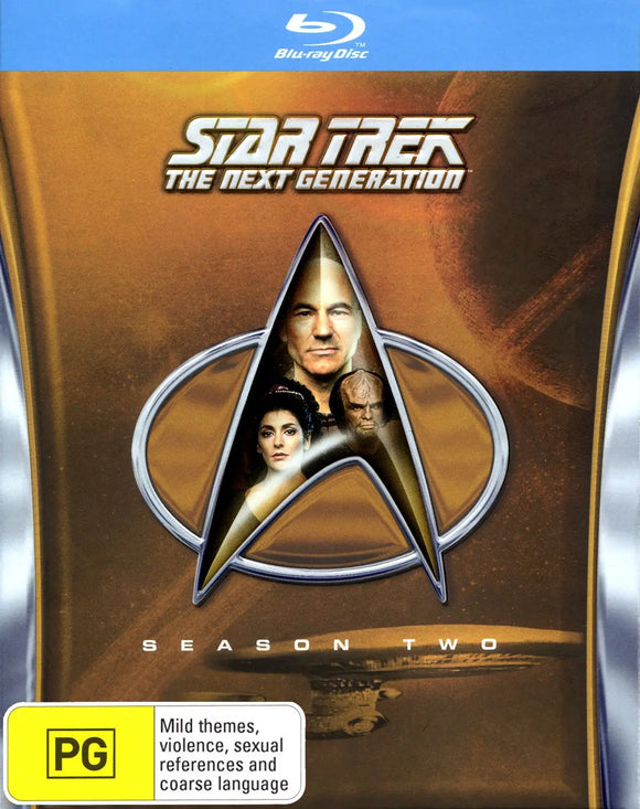 Star Trek: The Next Generation - Season 2 (Blu-Ray) New & Sealed - Region B - All Elite DVDs
