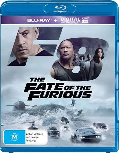 The Fate Of The Furious (Blu-Ray) New & Sealed - Region B - All Elite DVDs