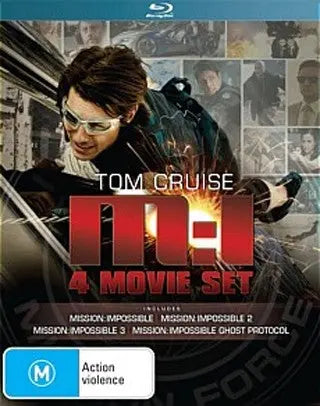Mission Impossible - 1-4 Movie Collection (Blu-Ray) New & Sealed - Region B - All Elite DVDs