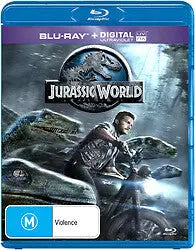 Jurassic World (Blu-Ray) New & Sealed - Region B - All Elite DVDs