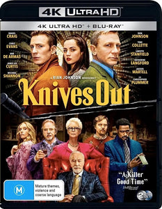 Knives Out (4K-UHD/Blu-Ray)New & Sealed - Region Free - All Elite DVDs