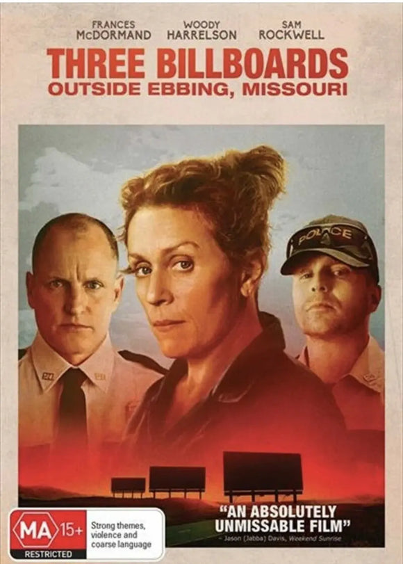 Three Billboards Outside Ebbing, Missouri (DVD) Brand New & Sealed - Region 4 - All Elite DVDs