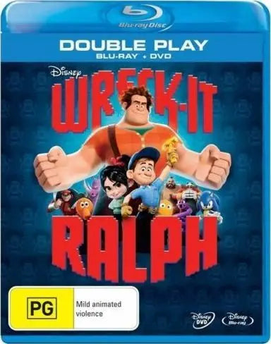 Wreck It Ralph (Blu-Ray) New & Sealed - Region B - All Elite DVDs