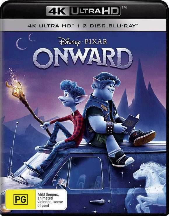 Onward (4K UHD + Blu-Ray) Brand New & Sealed - Region B - All Elite DVDs