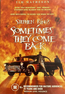 Stephen King’s : Sometimes They Come Back (DVD) Brand New & Sealed - Region 4 - All Elite DVDs