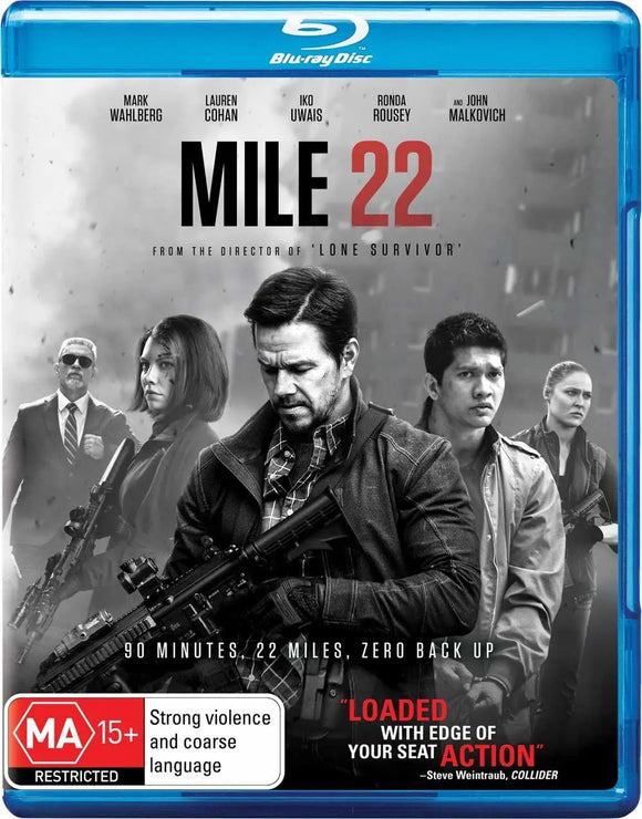 Mile 22 (Blu-Ray) Brand New & Sealed - Region B - All Elite DVDs