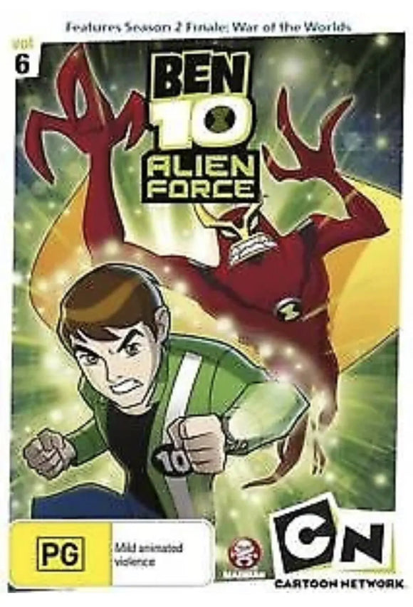 Ben 10 - Alien Force - Vol.6 (DVD) New & Sealed - Region 4 - All Elite DVDs
