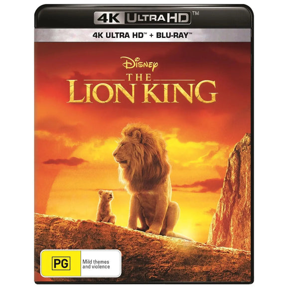 The Lion King (4K UHD + Blu-Ray) Brand New & Sealed - Region B - All Elite DVDs