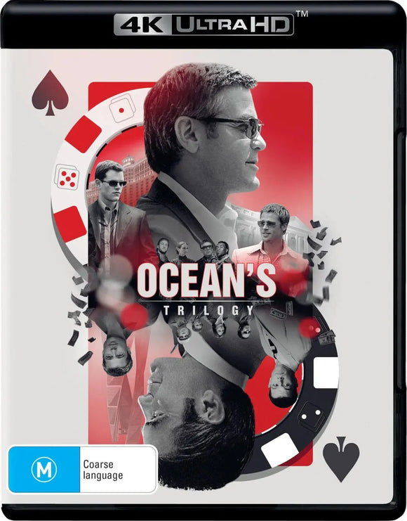 Ocean’s Trilogy(4K-UHD)New & Sealed - Region Free - All Elite DVDs
