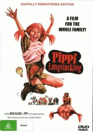 Pippi Longstocking (DVD) Brand New & Sealed - Region 4 - All Elite DVDs