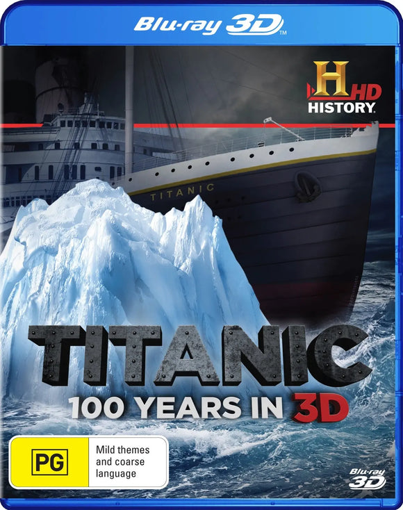 Titanic : 100 Years In 3D (Blu-Ray) New & Sealed - Region B - All Elite DVDs