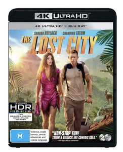 The Lost City (4K UHD + Blu-Ray) Brand New & Sealed - Region B - All Elite DVDs
