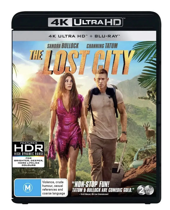 The Lost City (4K UHD + Blu-Ray) Brand New & Sealed - Region B - All Elite DVDs