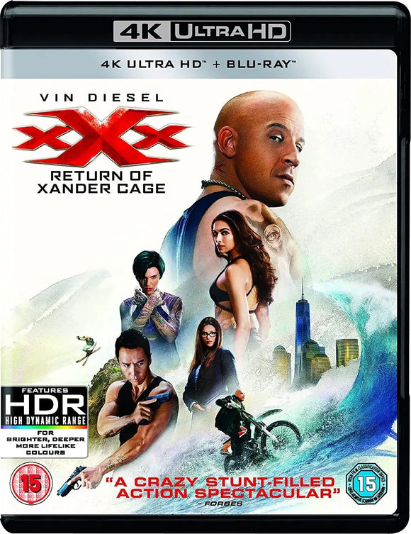xXx - The Return Of Xander Cage (4K UHD + Blu-Ray) Brand New & Sealed - Region B - All Elite DVDs