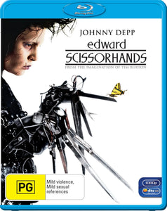 Edward Scissorhands (Blu-Ray) New & Sealed - Region B - All Elite DVDs
