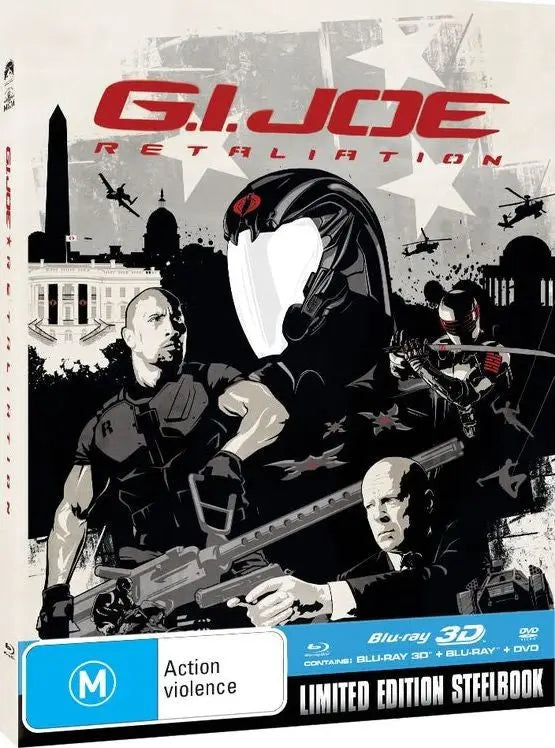 G.I Joe Retaliation (Steelbook) (Blu-Ray) New & Sealed - Region B - All Elite DVDs