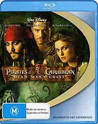 Pirates Of The Caribbean 2 : Dead Man’s Chest (Blu-Ray) New & Sealed - Region B - All Elite DVDs