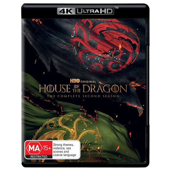 House Of The Dragons : Season 2(4K-UHD)New & Sealed - Region Free - All Elite DVDs
