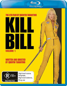 Kill Bill Volume 1 (Blu-Ray) New & Sealed - Region B - All Elite DVDs