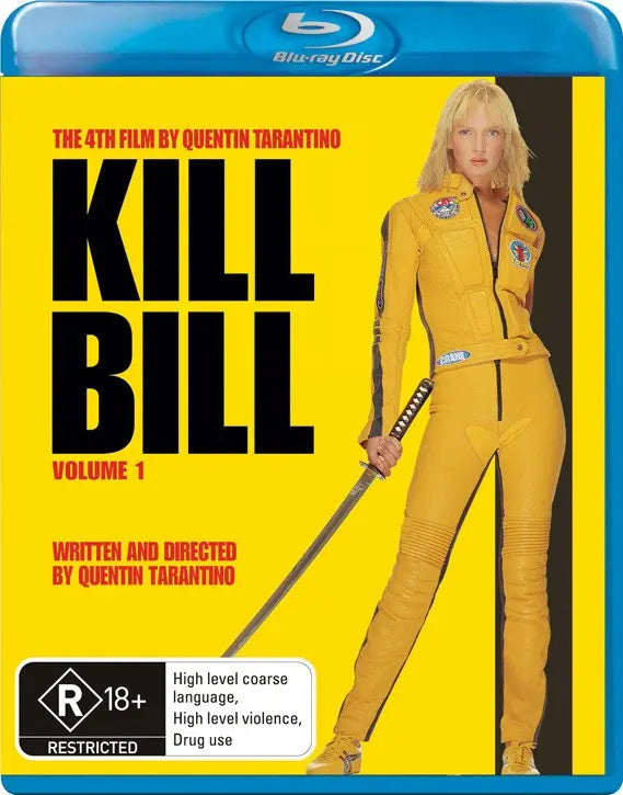 Kill Bill Volume 1 (Blu-Ray) New & Sealed - Region B - All Elite DVDs