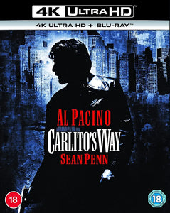 Carlitos Way (4K UHD + Blu-Ray) Brand New & Sealed - Region B - All Elite DVDs