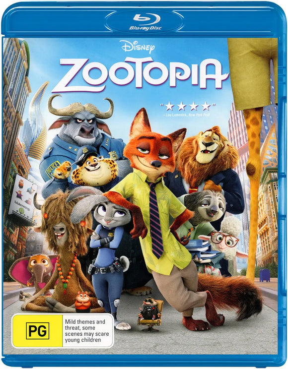 Zootopia (Blu-Ray) New & Sealed - Region B - All Elite DVDs