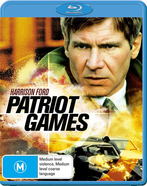 Patriot Games (Blu-Ray) New & Sealed - Region B - All Elite DVDs