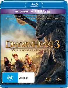 DragonHeart 3 : The Sorcerers Curse (Blu-Ray) New & Sealed - Region B - All Elite DVDs