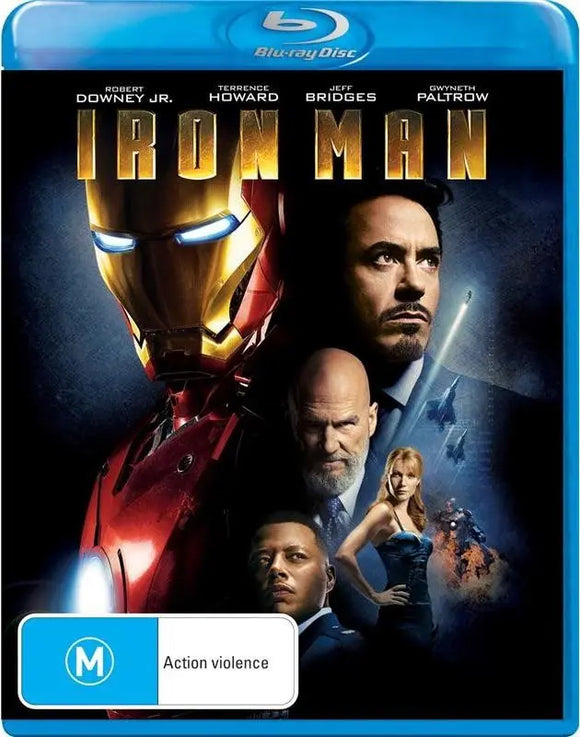Iron Man (Blu-Ray) New & Sealed - Region B - All Elite DVDs