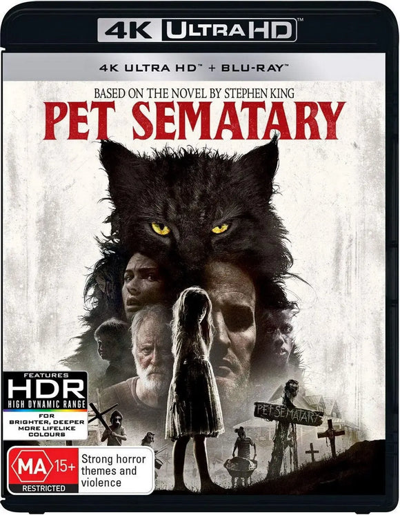 Pet Sematary (4K-UHD/Blu-Ray)New & Sealed - Region Free - All Elite DVDs