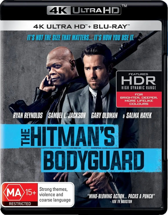 The Hitman’s Bodyguard(4K-UHD/Blu-Ray)New & Sealed - Region Free - All Elite DVDs