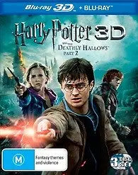 Harry Potter And The Deathly Hallows - Part 2 3D (Blu-Ray) New & Sealed - Reg B - All Elite DVDs