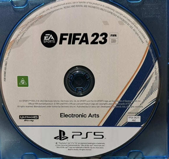 FIFA 23 (PS5 Game) Mint Condition - No Case - All Elite DVDs