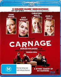 Carnage (Blu-Ray) New & Sealed - Region B - All Elite DVDs