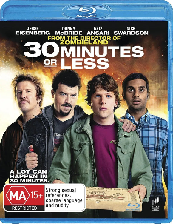 30 Minutes Or Less (Blu-Ray) New & Sealed - Region B - All Elite DVDs