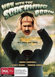 The Man With The Screaming Brain (DVD) Brand New & Sealed - Region 4 - All Elite DVDs