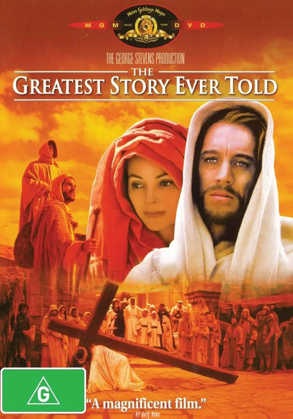 The Greatest Story Ever Told (DVD) Brand New & Sealed - Region 4 - All Elite DVDs