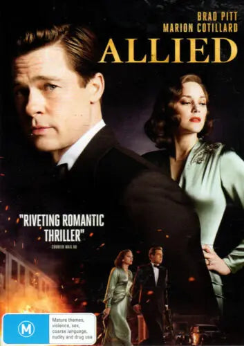 Allied (DVD) Brand New & Sealed - Region 4 - All Elite DVDs
