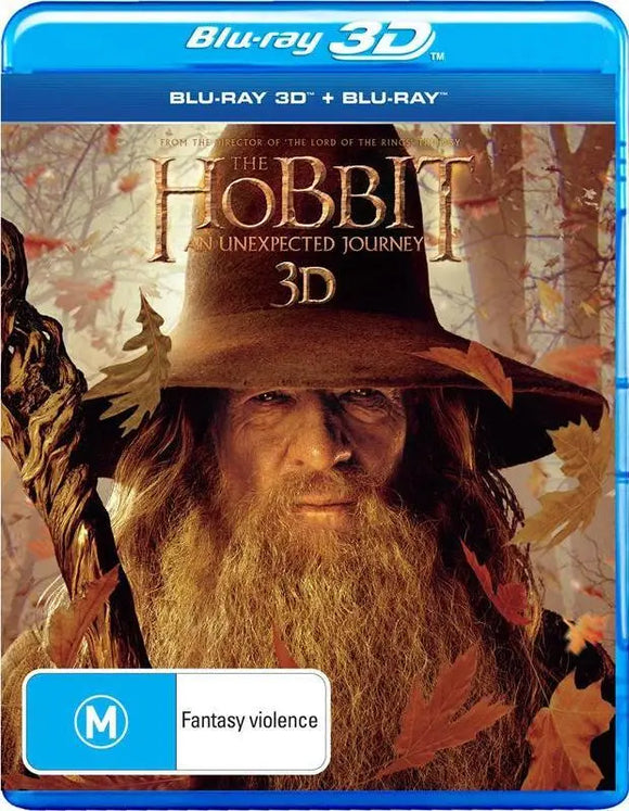 The Hobbit - An Unexpected Journey 3D (Blu-Ray) New & Sealed - Region B - All Elite DVDs