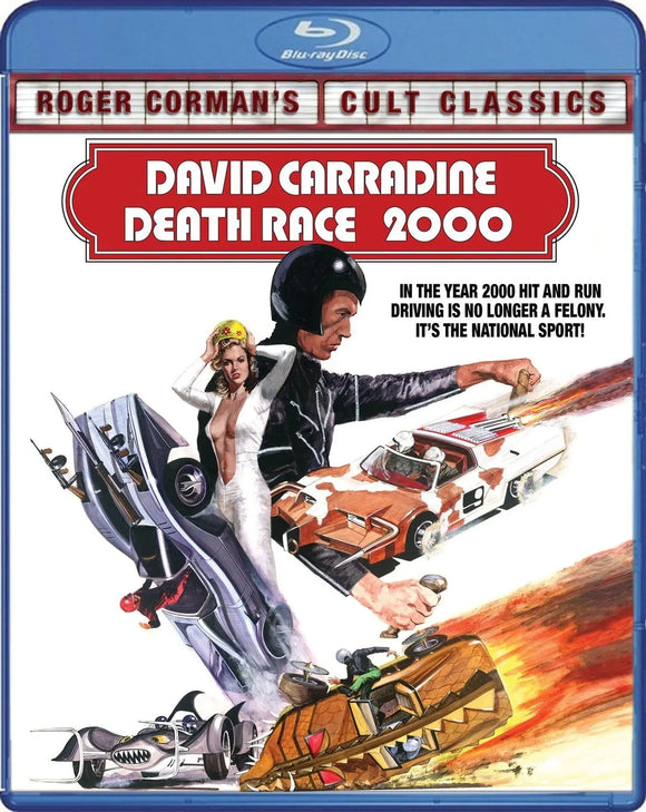 Death Race 2000 (Blu-Ray) New & Sealed - Region B - All Elite DVDs