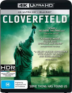 Cloverfield(4K-UHD/Blu-Ray)New & Sealed - Region Free - All Elite DVDs