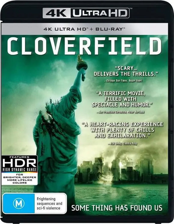 Cloverfield(4K-UHD/Blu-Ray)New & Sealed - Region Free - All Elite DVDs