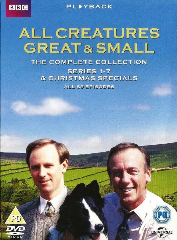 All Creatures Great And Small Series 1 to 7 DVD - Region 2 - All Elite DVDs