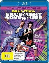 Bill & Ted’s Excellent Adventure (Blu-Ray) New & Sealed - Region B - All Elite DVDs